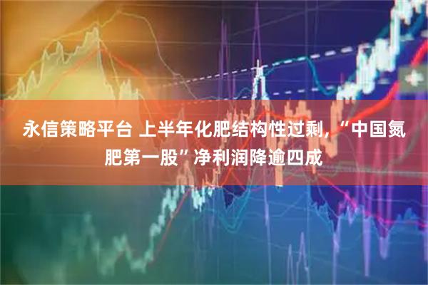 永信策略平台 上半年化肥结构性过剩, “中国氮肥第一股”净利润降逾四成